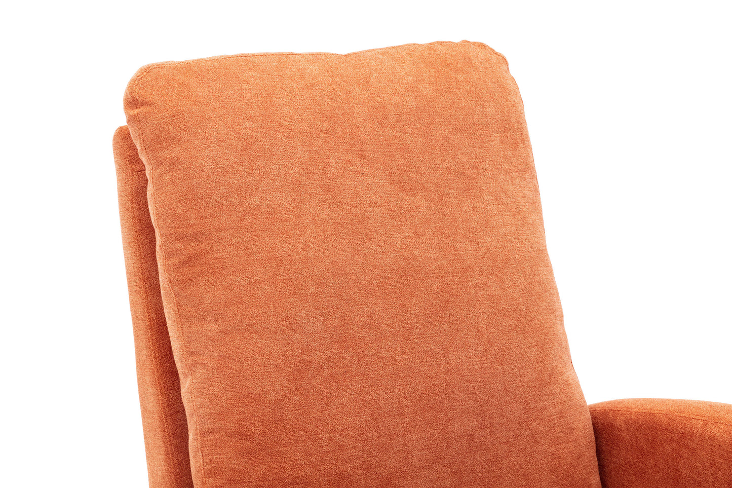 Orange rocking chair