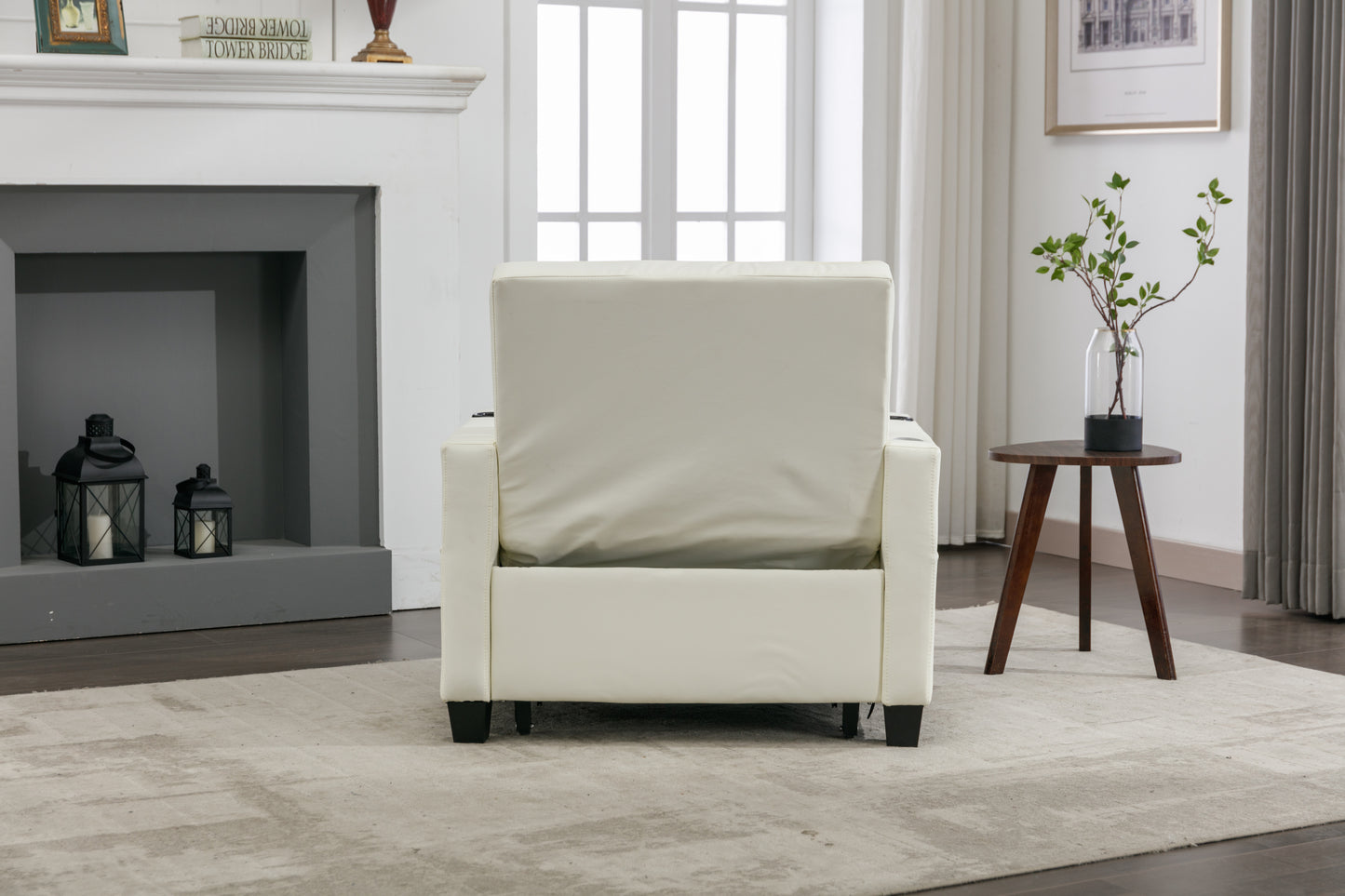 Convertible Futon Chair 3-in-1 Pull Out Sleeper