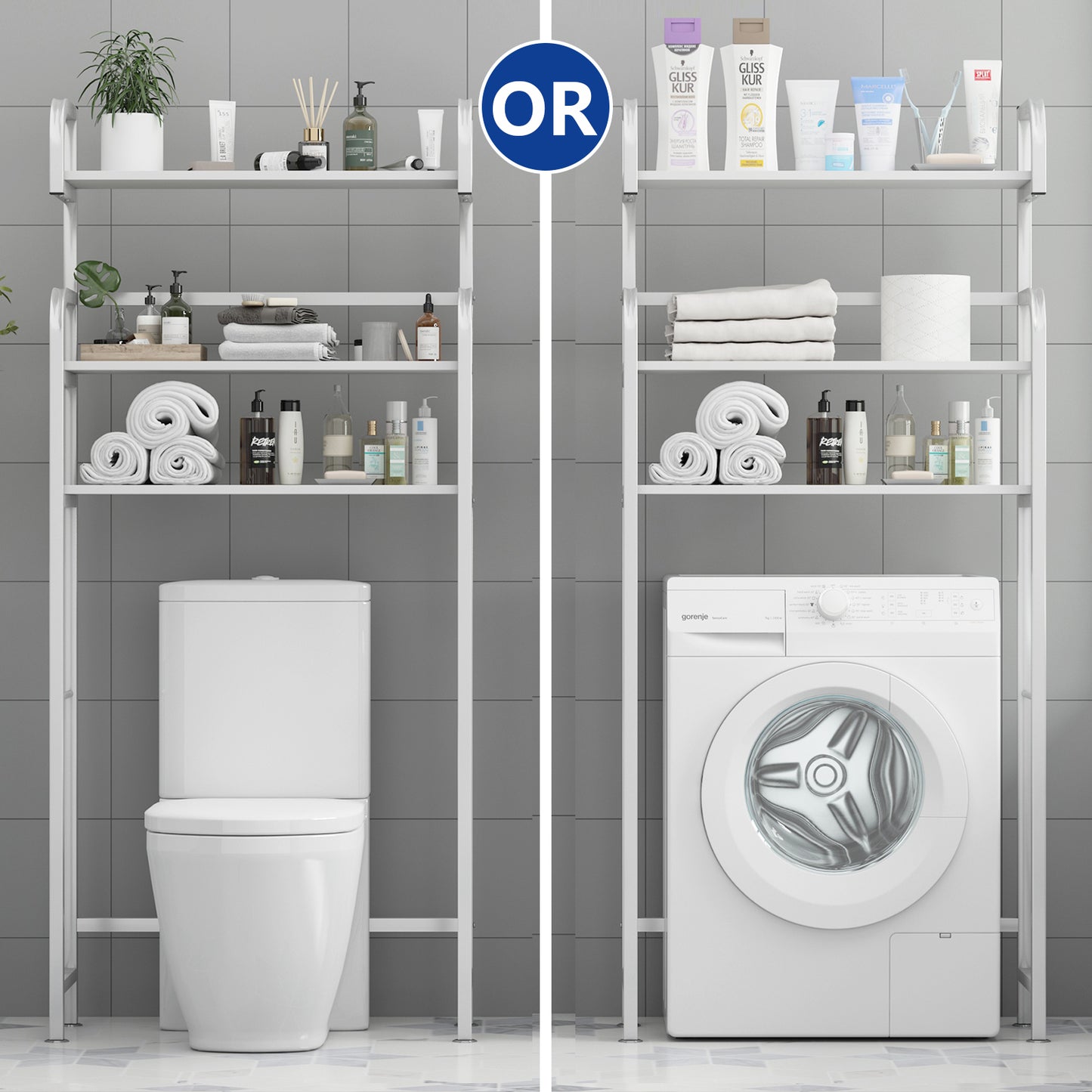 Over The Toilet Storage Shelf Bathroom Shelves