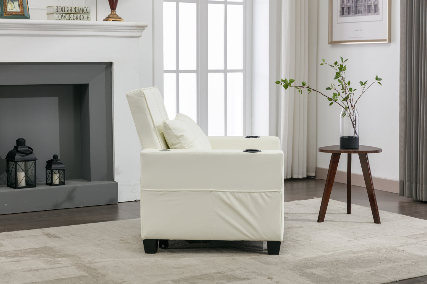Convertible Futon Chair 3-in-1 Pull Out Sleeper
