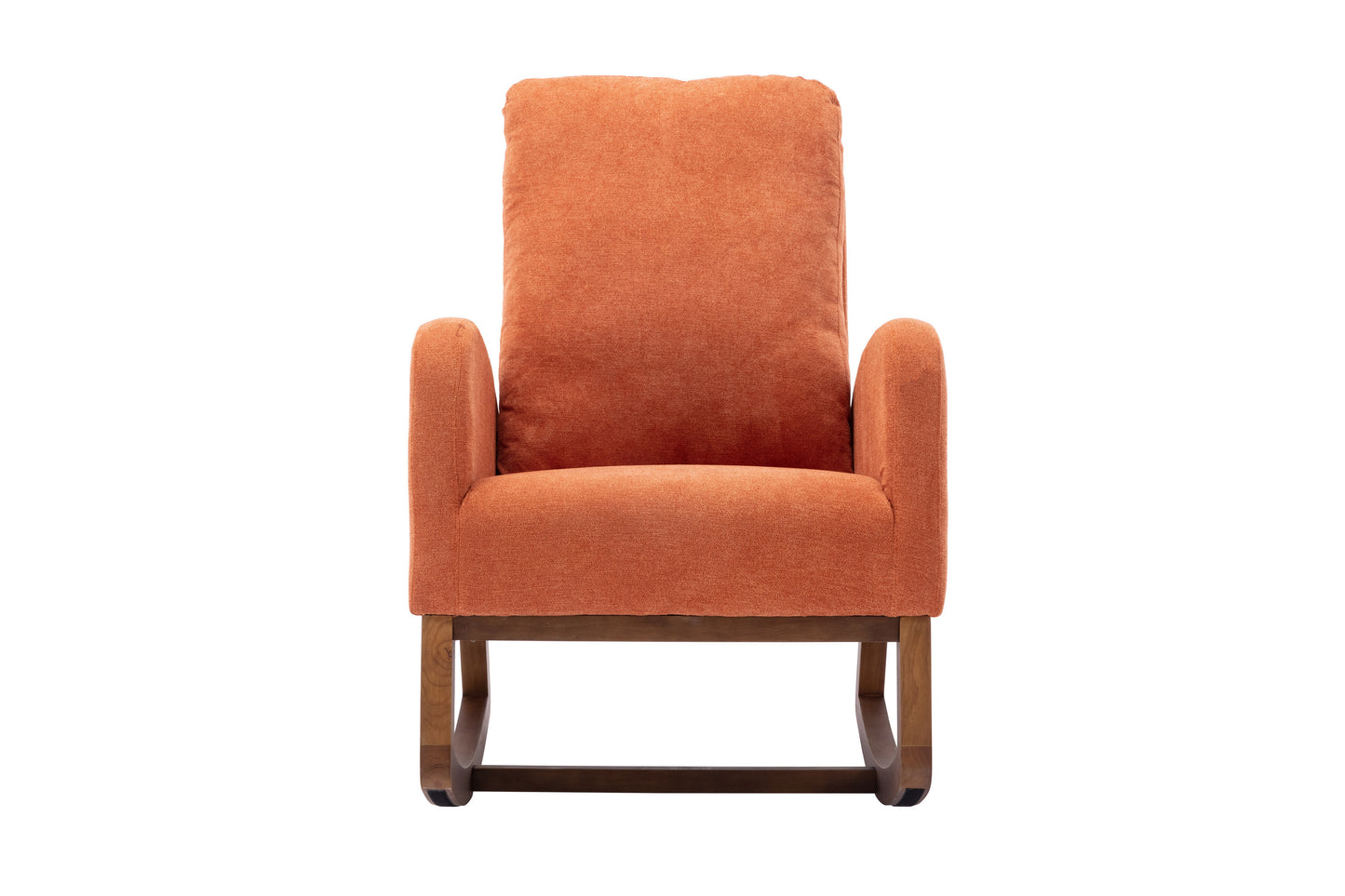 Orange rocking chair