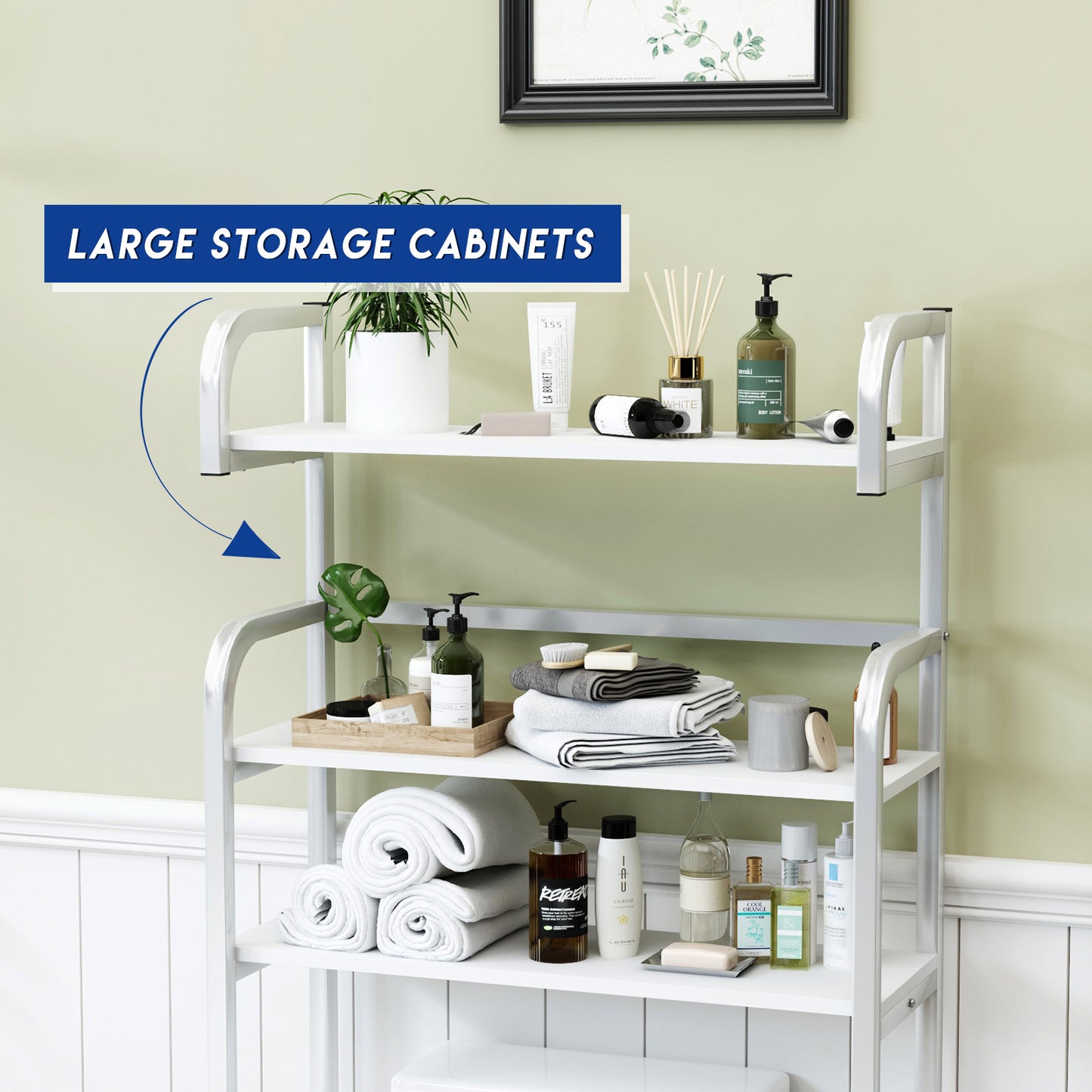 Over The Toilet Storage Shelf Bathroom Shelves
