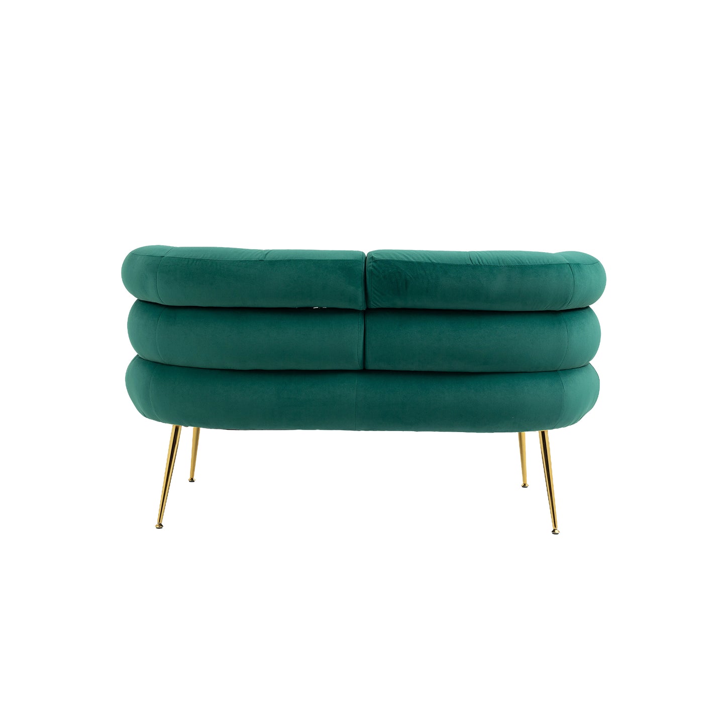 Accent Chair with Golden feet, green