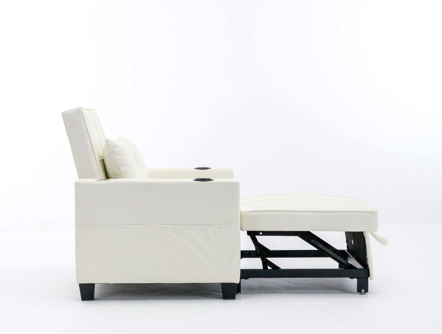 Convertible Futon Chair 3-in-1 Pull Out Sleeper