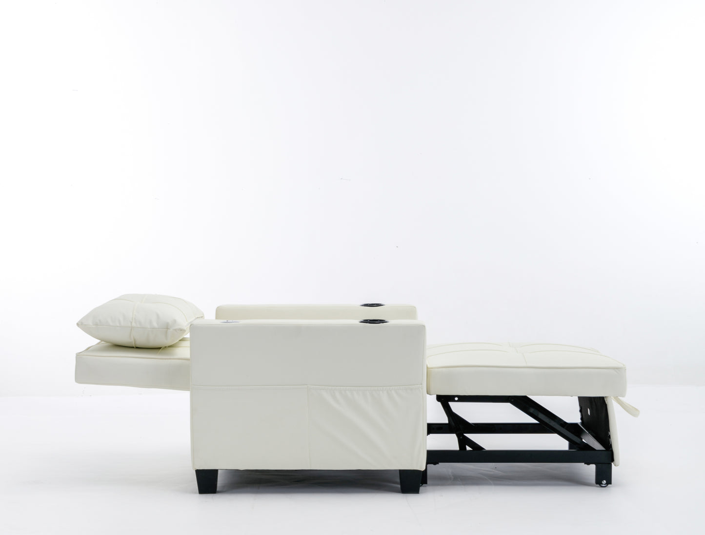 Convertible Futon Chair 3-in-1 Pull Out Sleeper