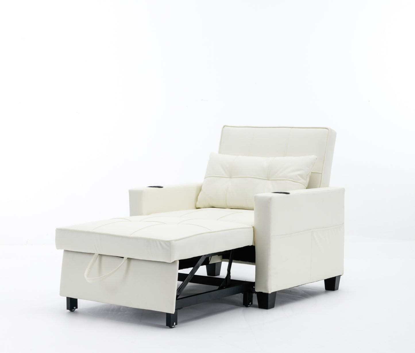 Convertible Futon Chair 3-in-1 Pull Out Sleeper