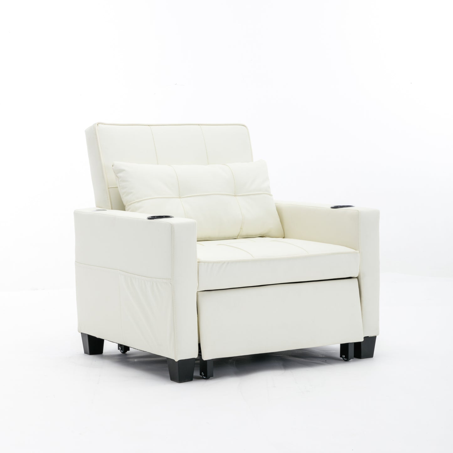 Convertible Futon Chair 3-in-1 Pull Out Sleeper