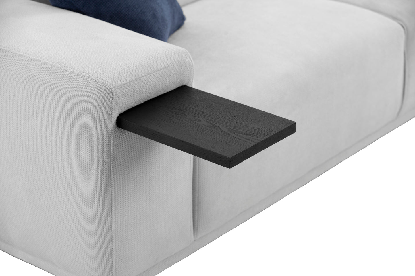 3 Seater Sofa with 2 Stretchable Walnut Pad for Living Room