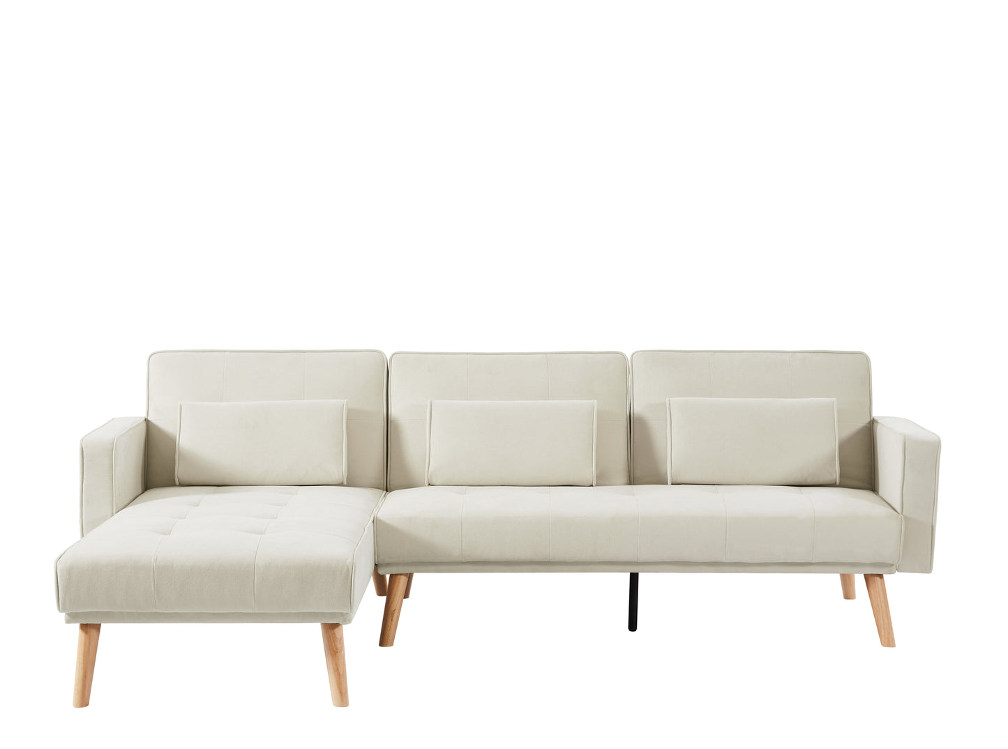 Convertible Sectional Sofa sleeper, Left Facing L-shaped Sofa Counch For Living Room