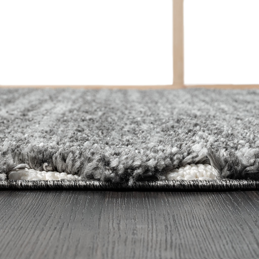 Sophie Talas Trellis Area Rug in Grey and Cream 6x9'
