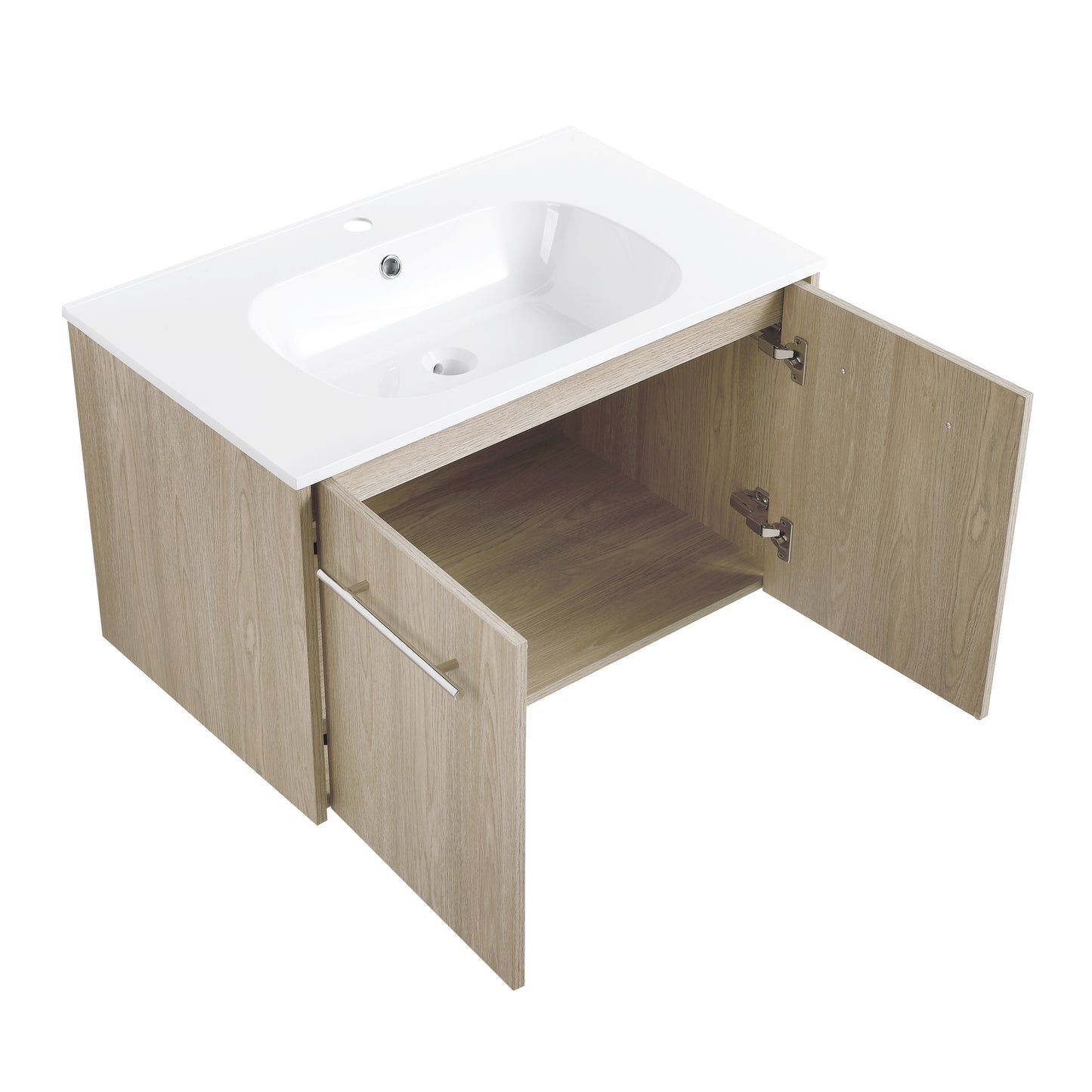 30 Inch Wall Mounted Bathroom Vanity