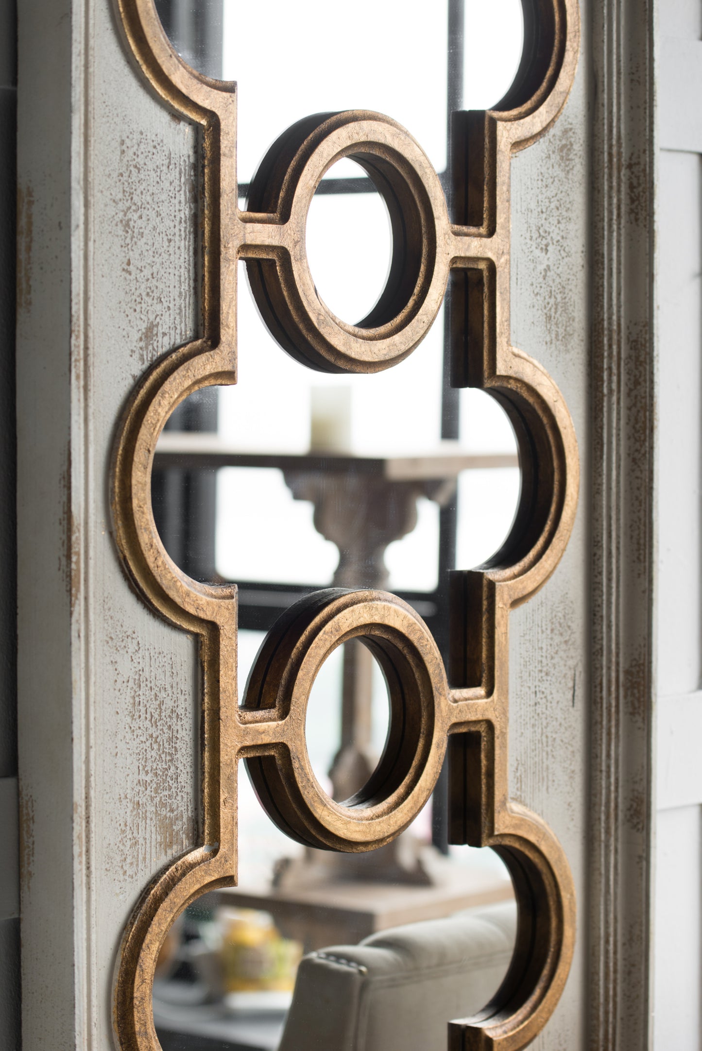 58" x 28" in Classically Inspired Henley Decorative Mirror