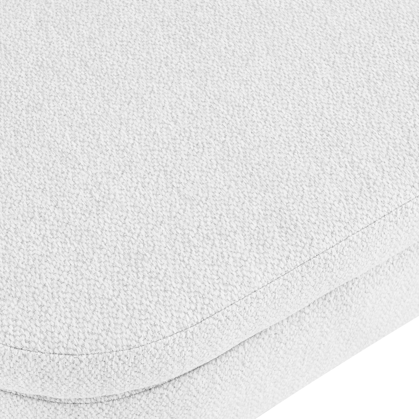 Isiris Ottoman Oval Storage Bench, Rubber Wood Legs, White(43.5“x16”x16“)