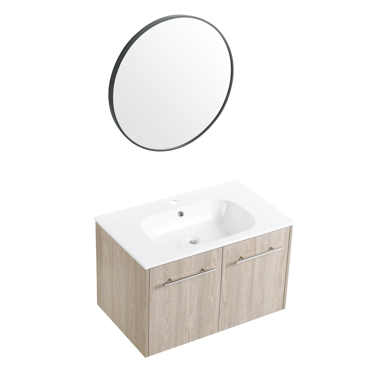 30 Inch Wall Mounted Bathroom Vanity