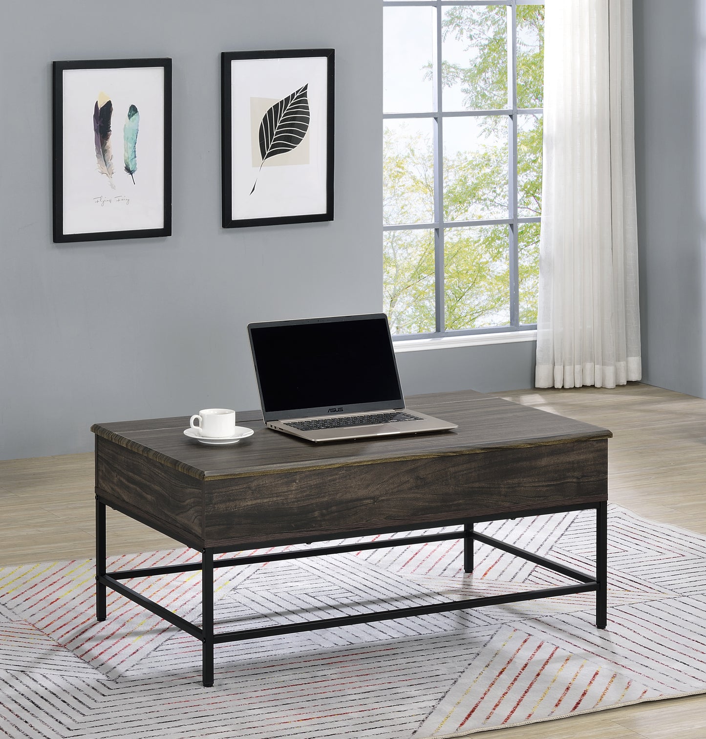 Cliff Brown Lift Top Coffee Table