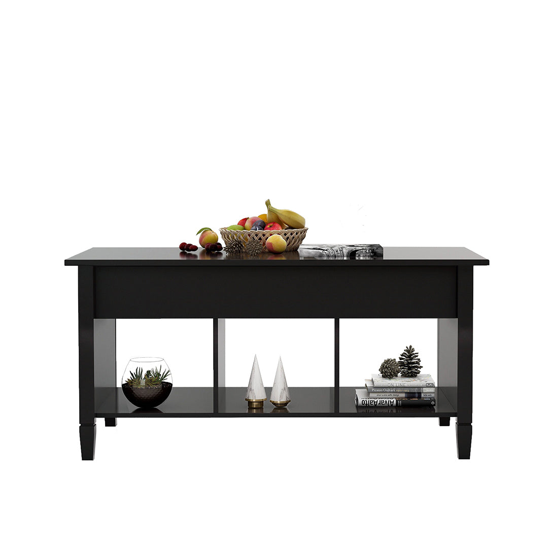 Lift Top Coffee Table - Black