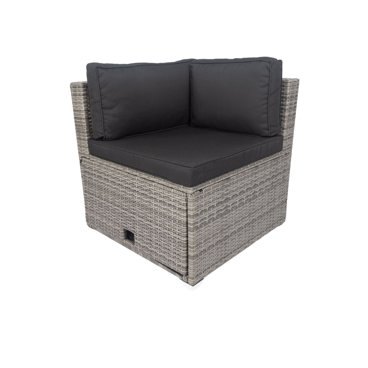 6pcs Rattan Sectional Outdoor Furniture Cushioned  Sofa Set