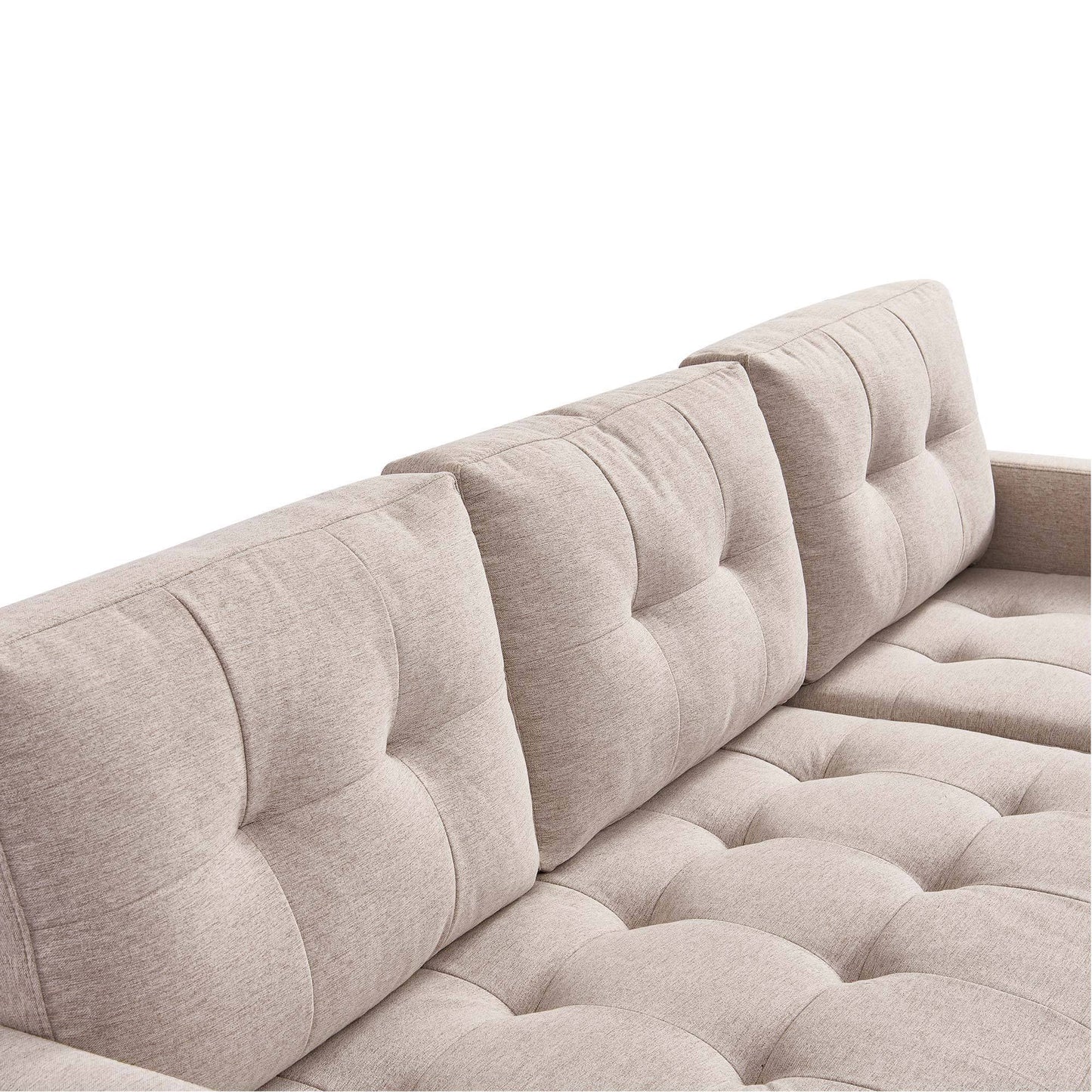 87” Wide Modern Convertible Sectional Sofa