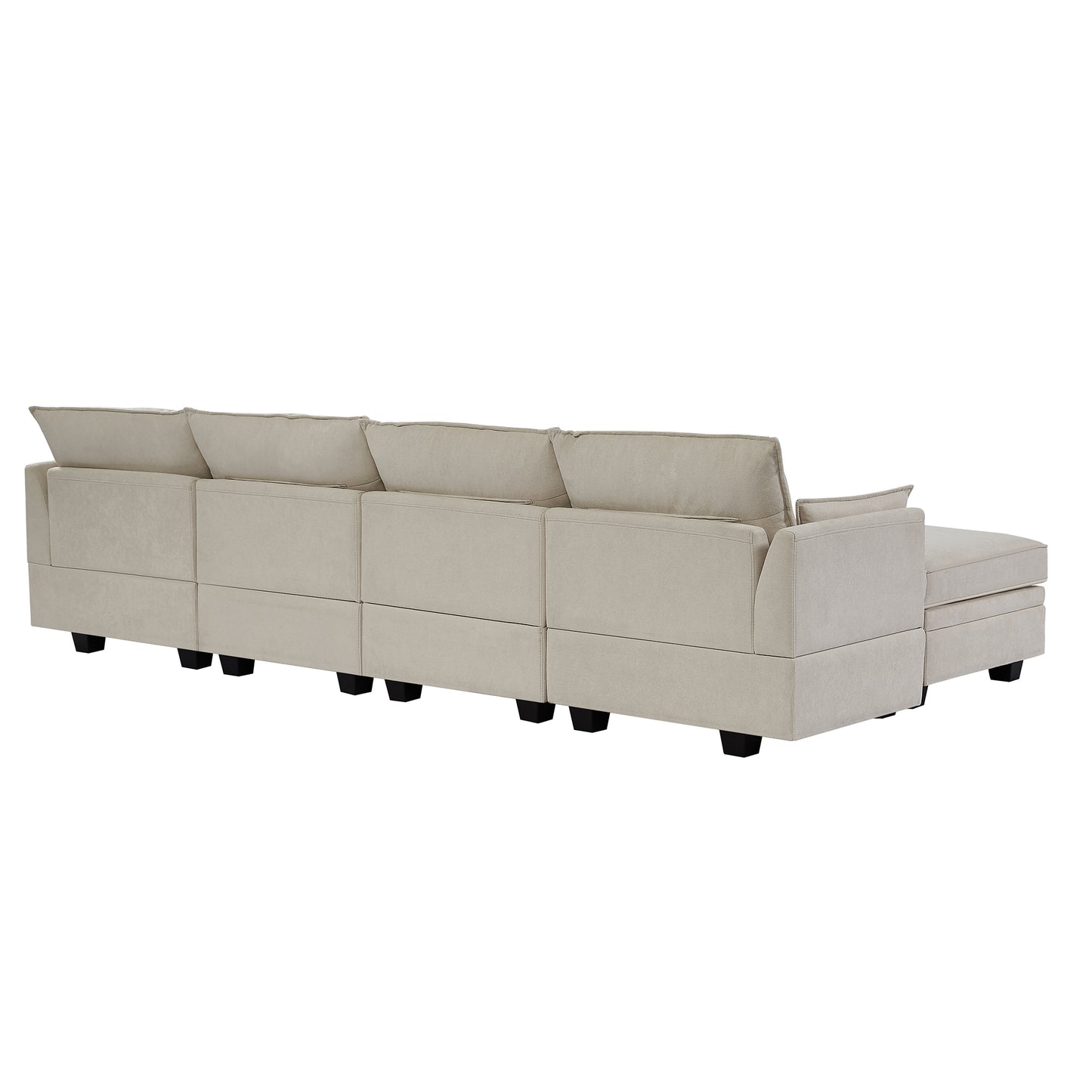 Modern Large U-Shape Modular Sectional Sofa