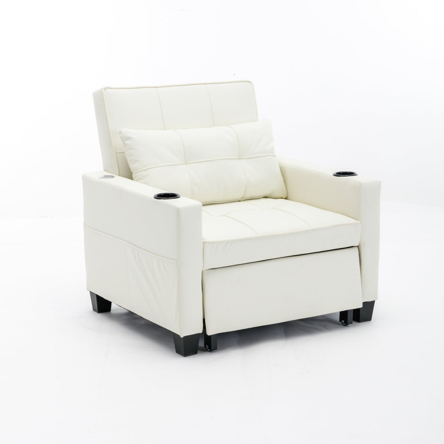 Convertible  Futon Chair 3-in-1 Pull Out Sleeper