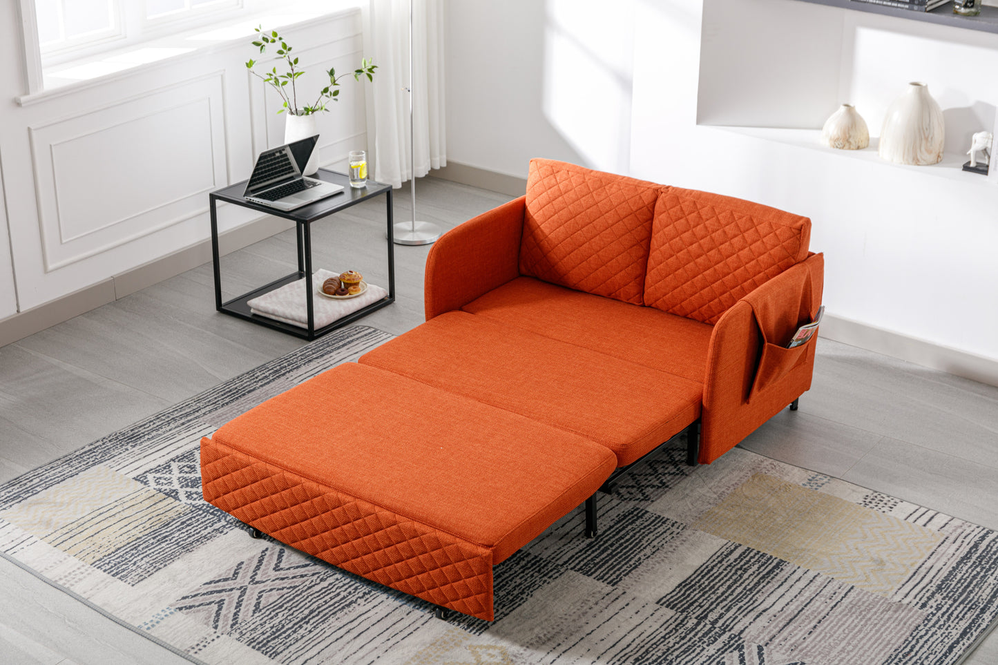 Coolmore Modern  Convertible Sleeper Sofa Bed