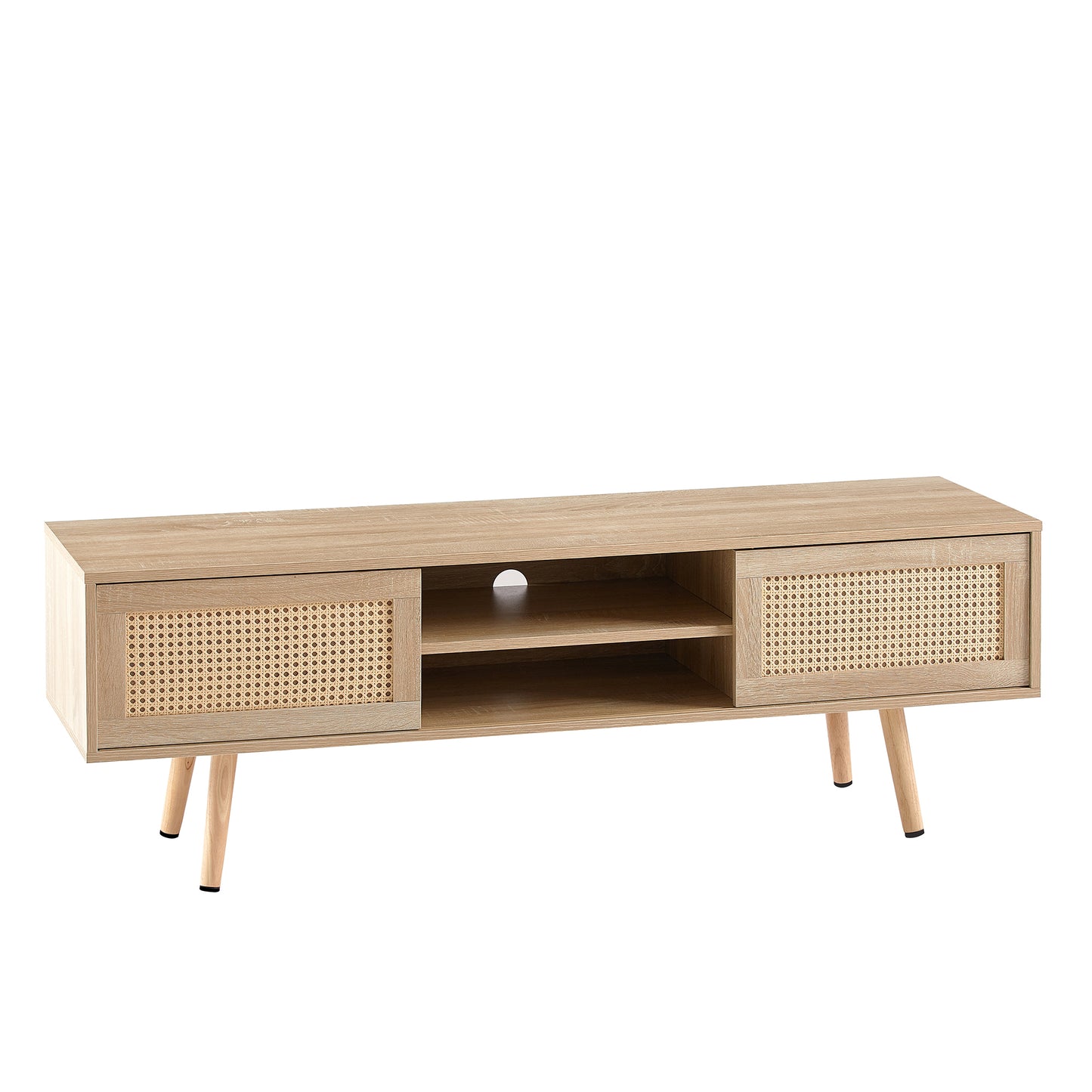 55.12" Rattan TV Cabinet