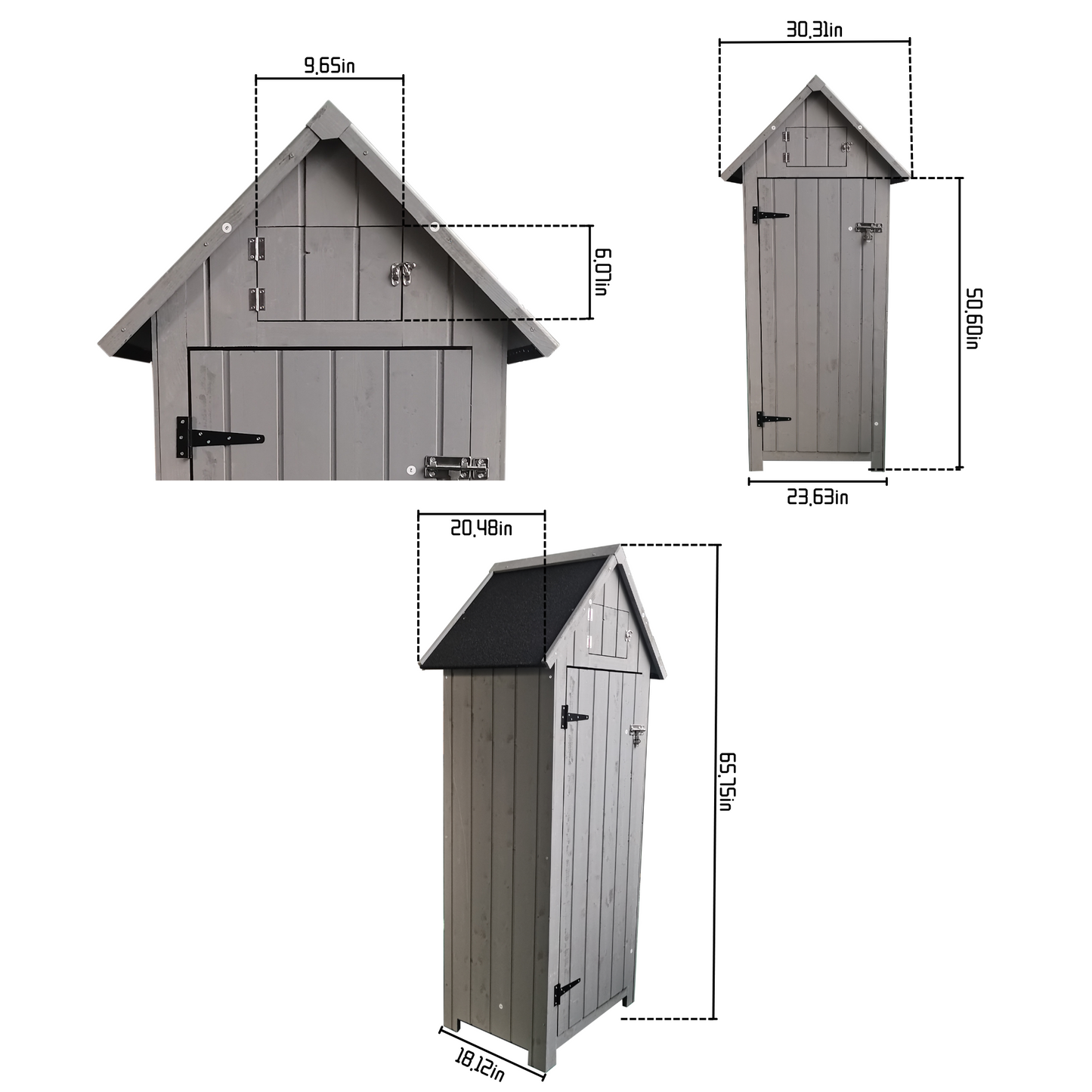 XWT007 Outdoor Storage,  Perfect to Store Patio Furniture, for Backyard Garden Patio Lawn , Natural Color