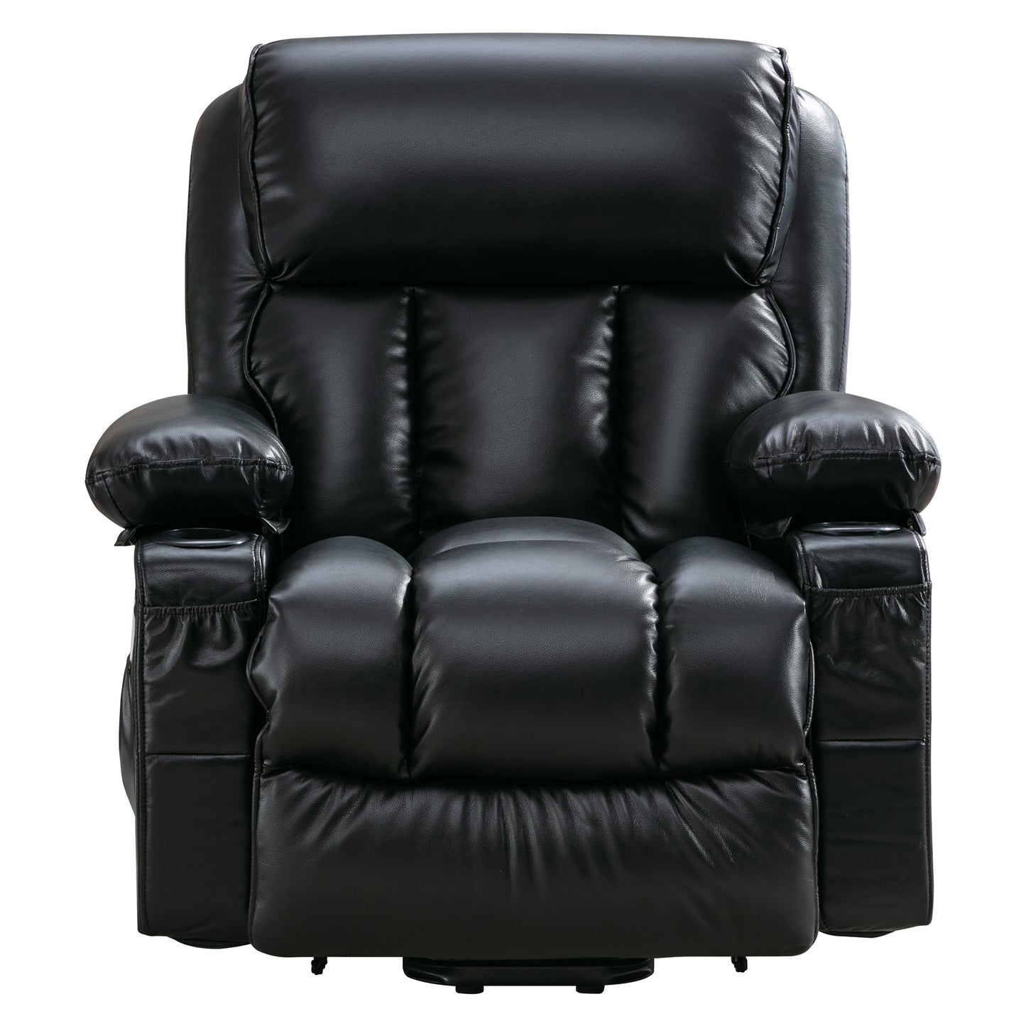 ComfortEase Ultra: The Ultimate Lift & Wellness Recliner with Heat, Massage, and Smart Features: BLACK