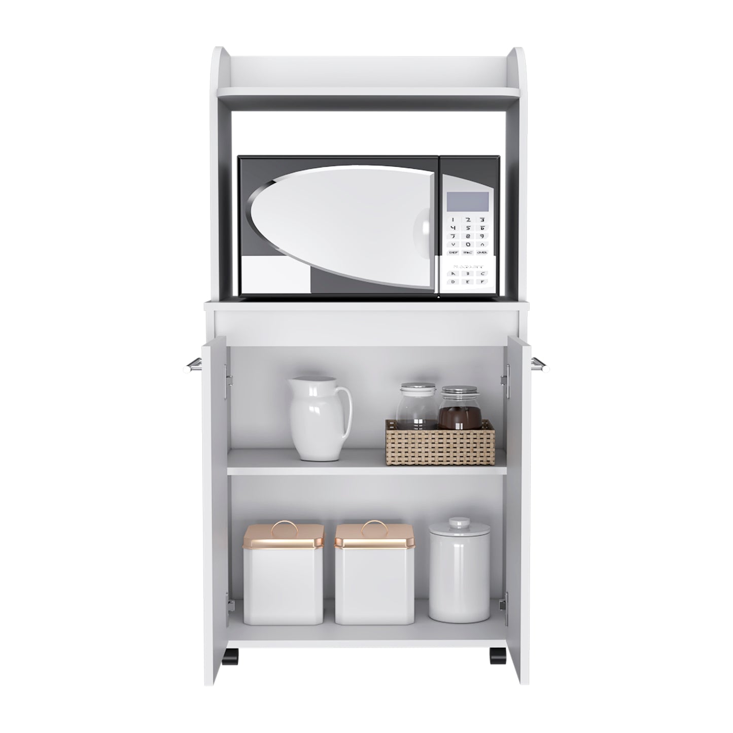 Kitchen Cart Totti Double Door Cabinet