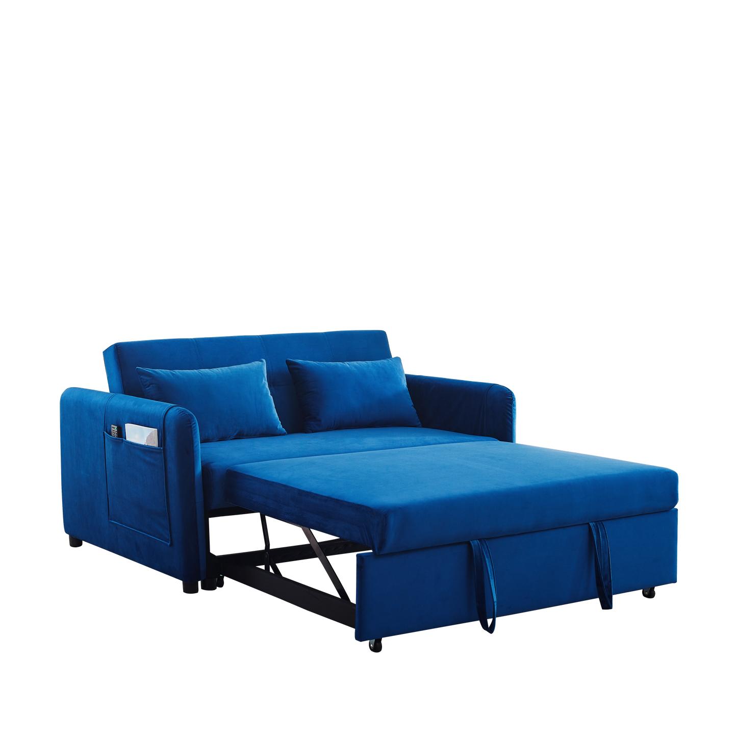 3-in-1 Versatile Velvet Double Convertible Sofa Bed