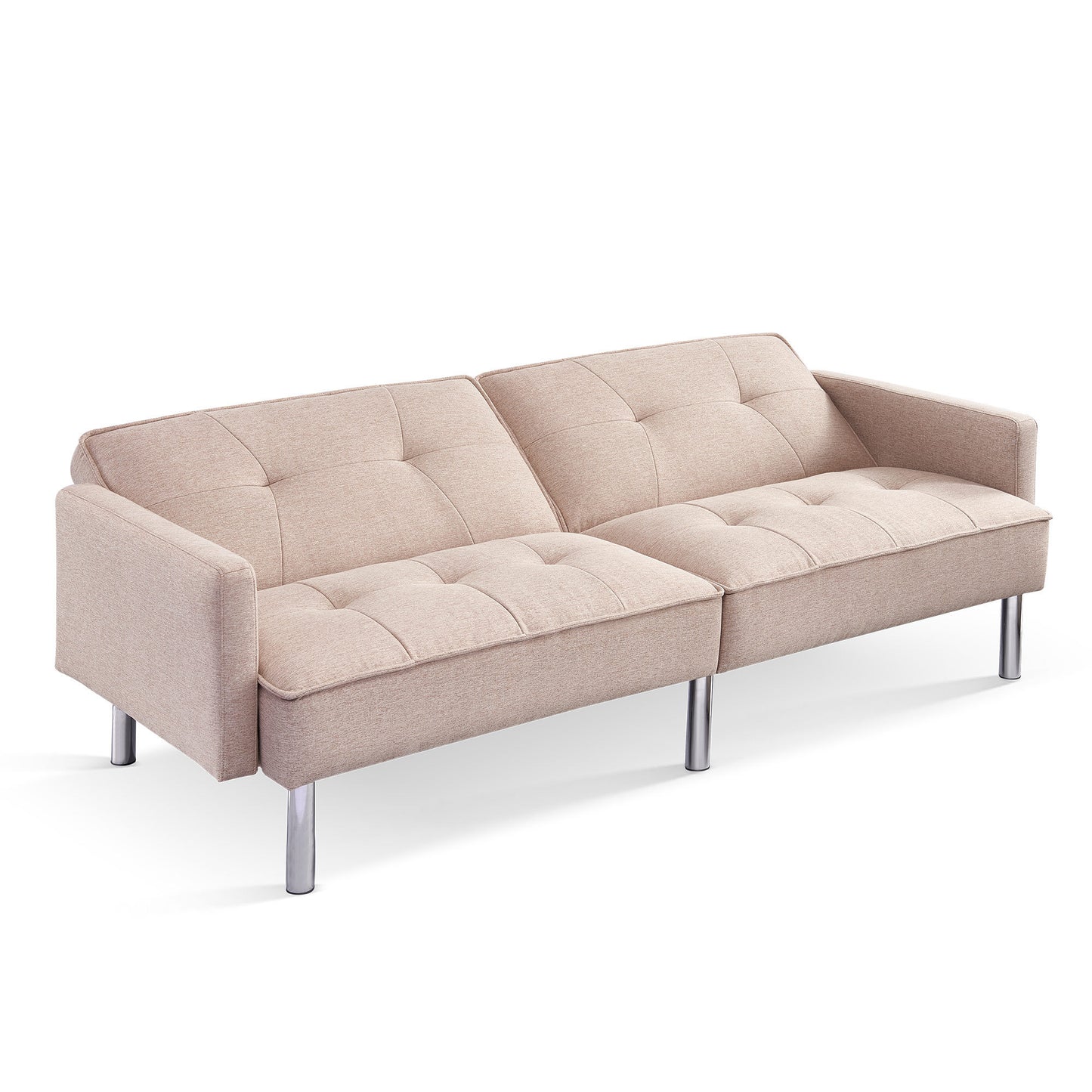 84.6” Extra Long  Futon Adjustable Sofa Bed