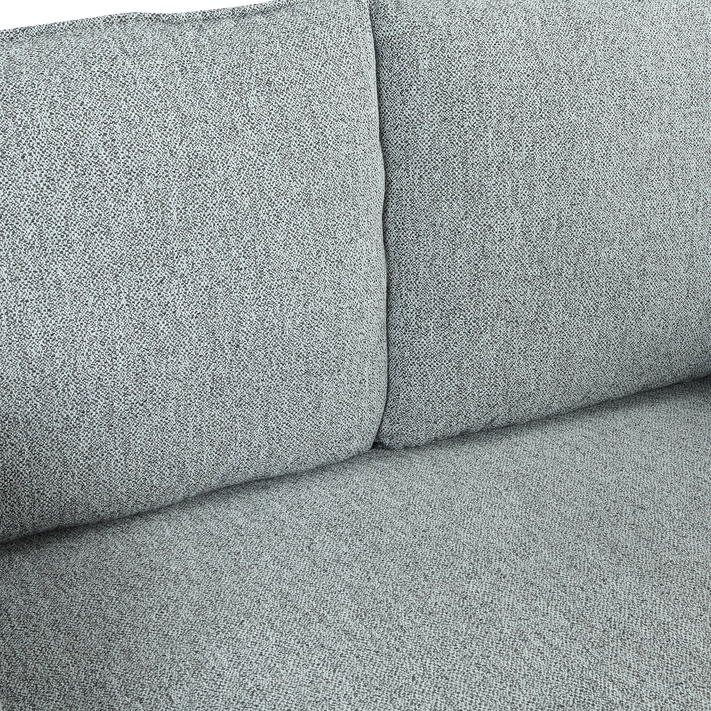 76.2" Modern Style 3 Seat Sofa Linen Fabric Upholstered Couch Furniture  for Different Spaces