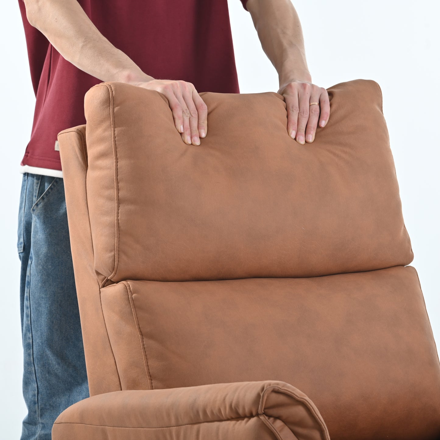 CompactLux Streamline: Space-Saver Power Recliner with USB