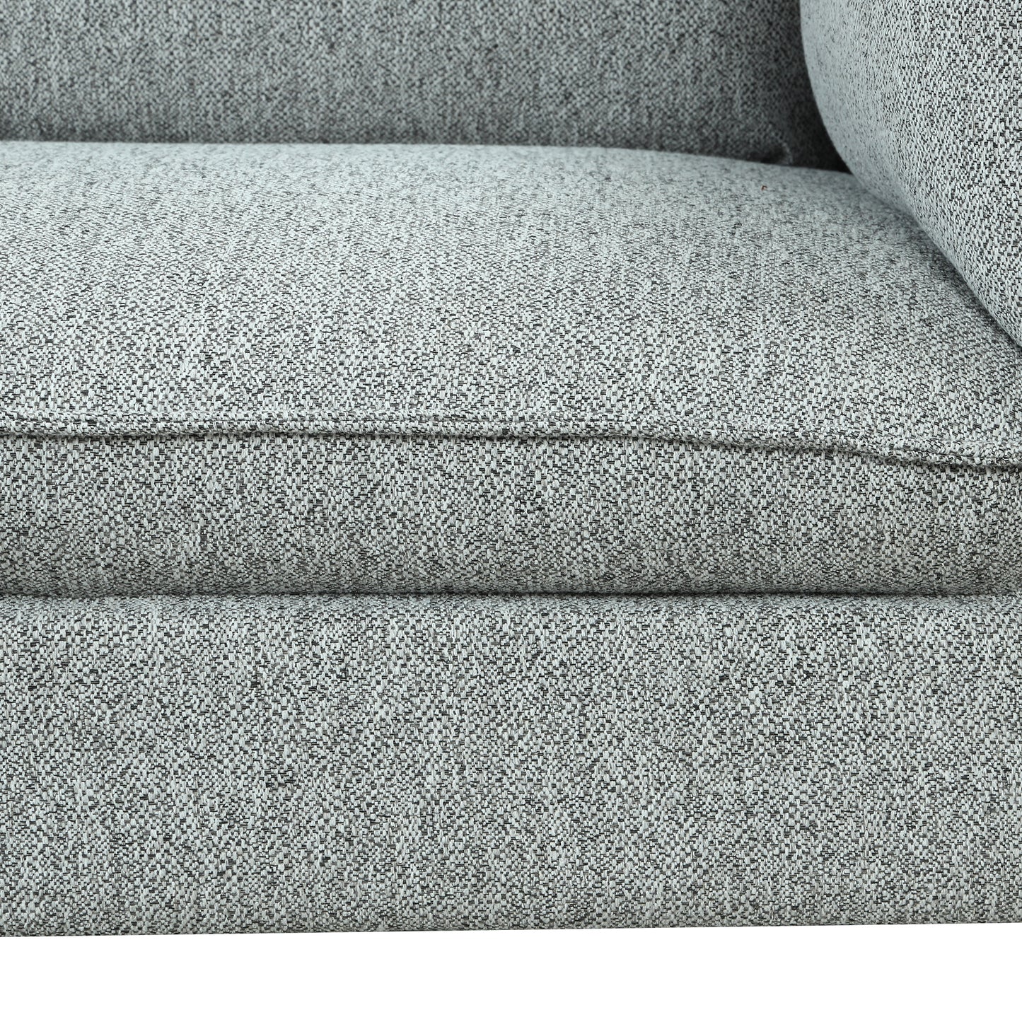 76.2" Modern Style 3 Seat Sofa Linen Fabric Upholstered Couch Furniture  for Different Spaces