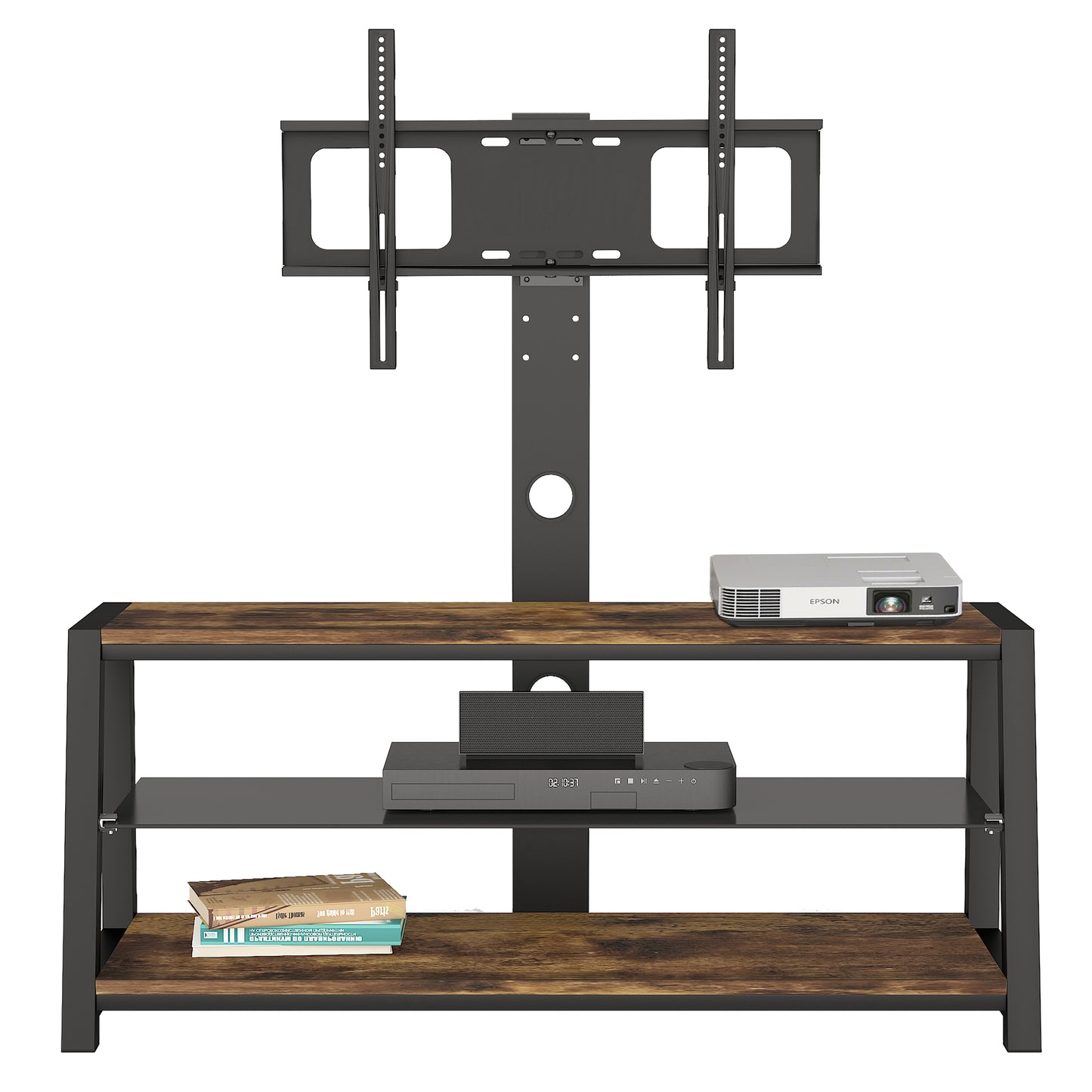 Adjustable Wooden Storage TV Stand