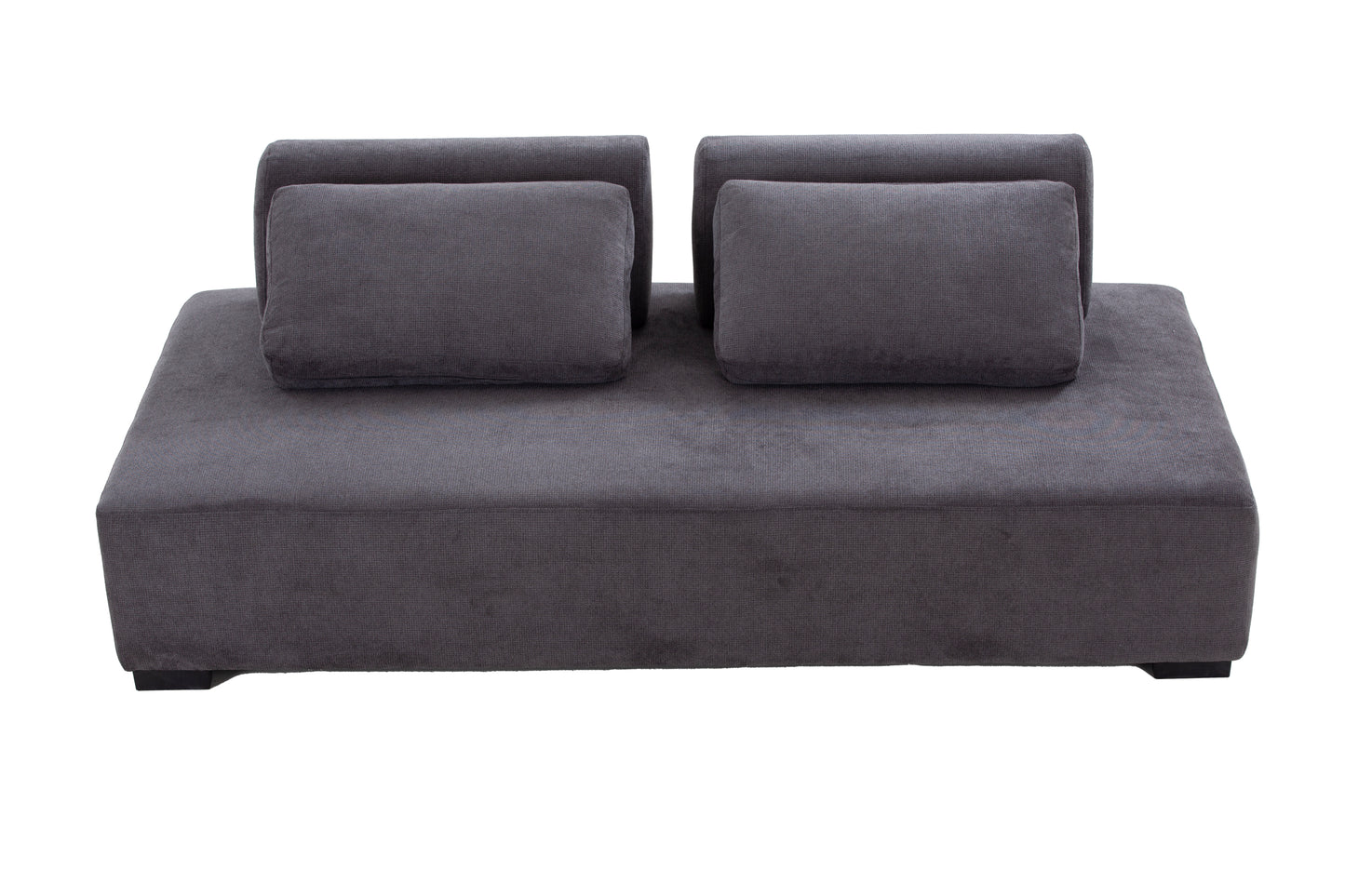 85.4'' Minimalist Sofa 3-Seater Couch for Apartment, Business Lounge, Waiting Area, Hotel Lobby - Grey