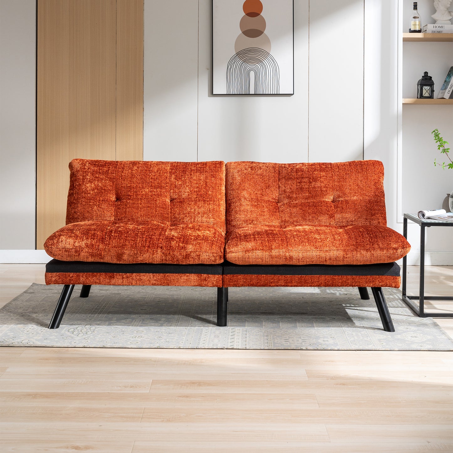 Convertible Loveseat Futon Sofa Bed