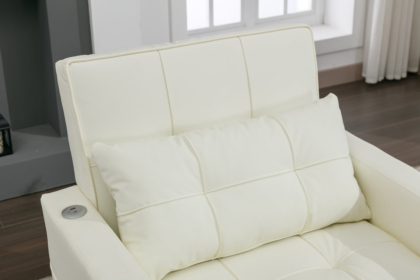 Convertible  Futon Chair 3-in-1 Pull Out Sleeper