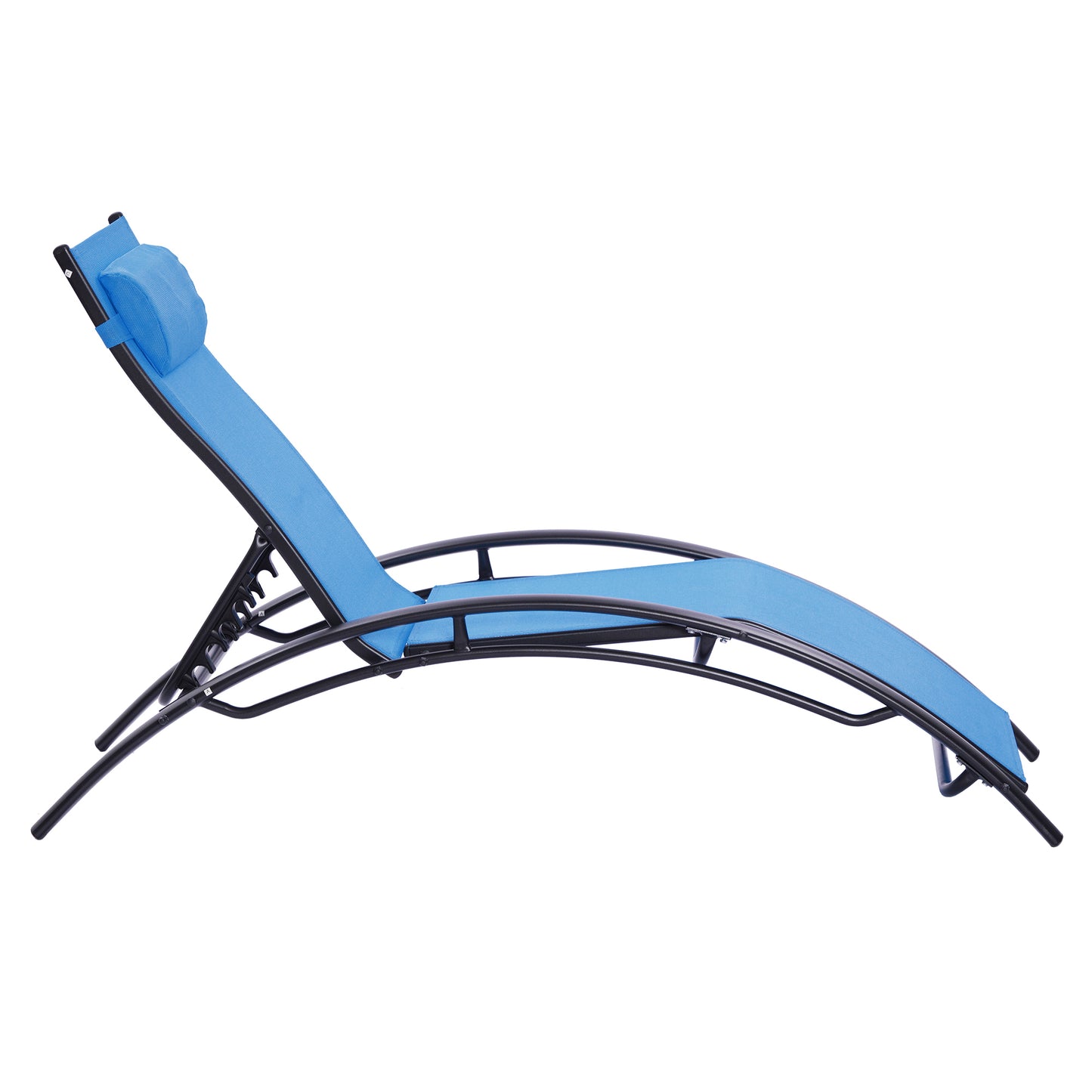 2pcs Set Chaise Outdoor Lounge Chair