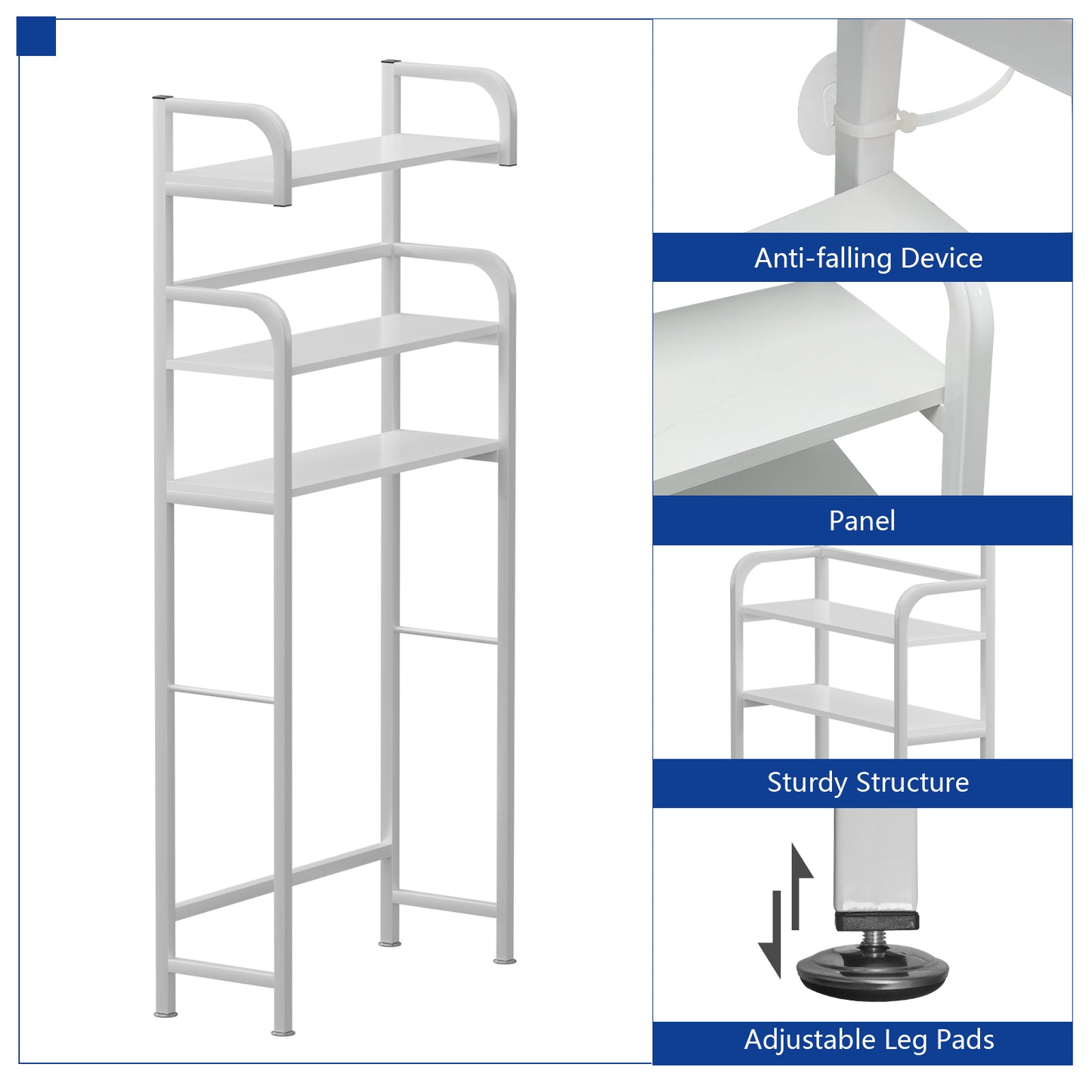 Over The Toilet Storage Shelf Bathroom Shelves