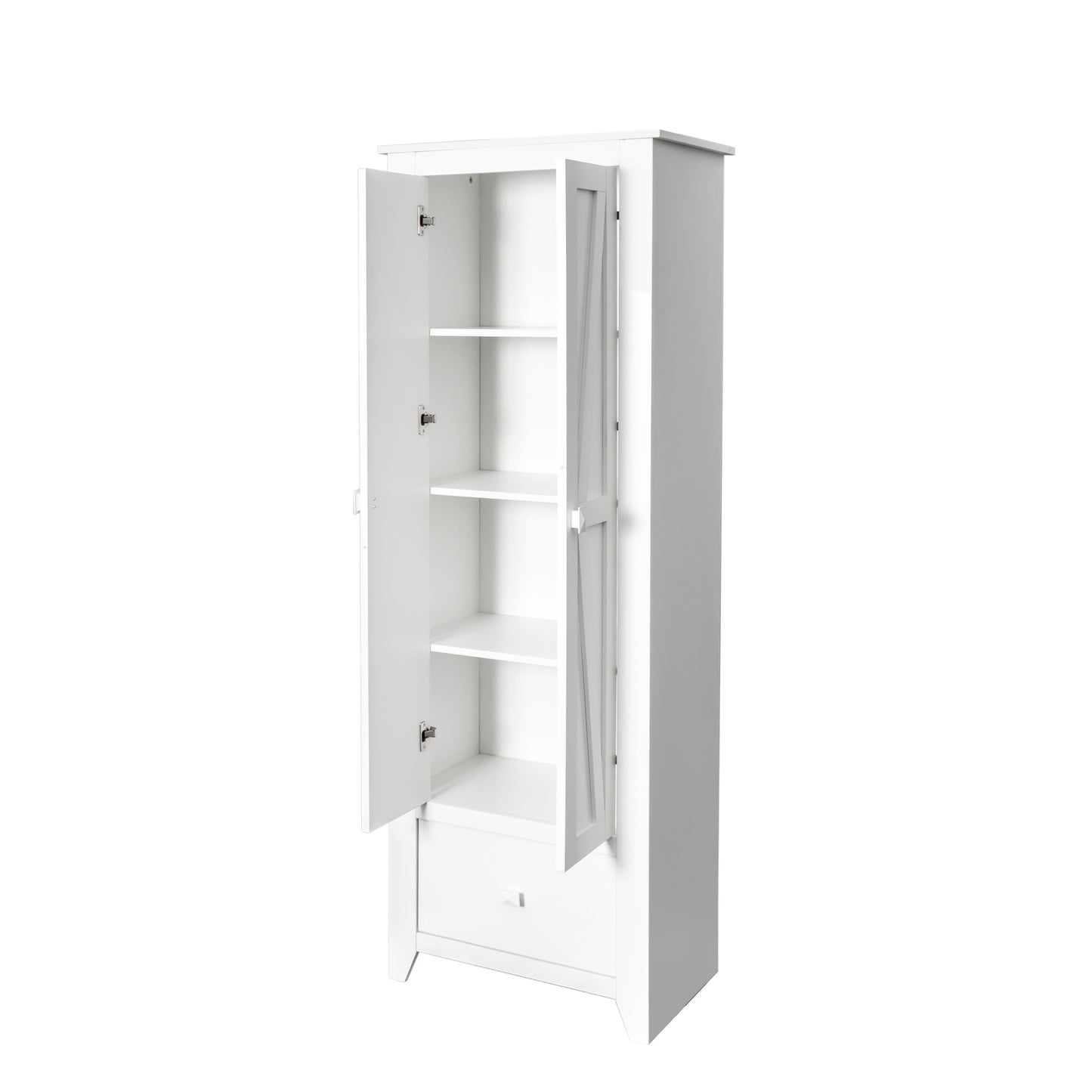 Home  Wide Storage Cabinet, 30",WHITE