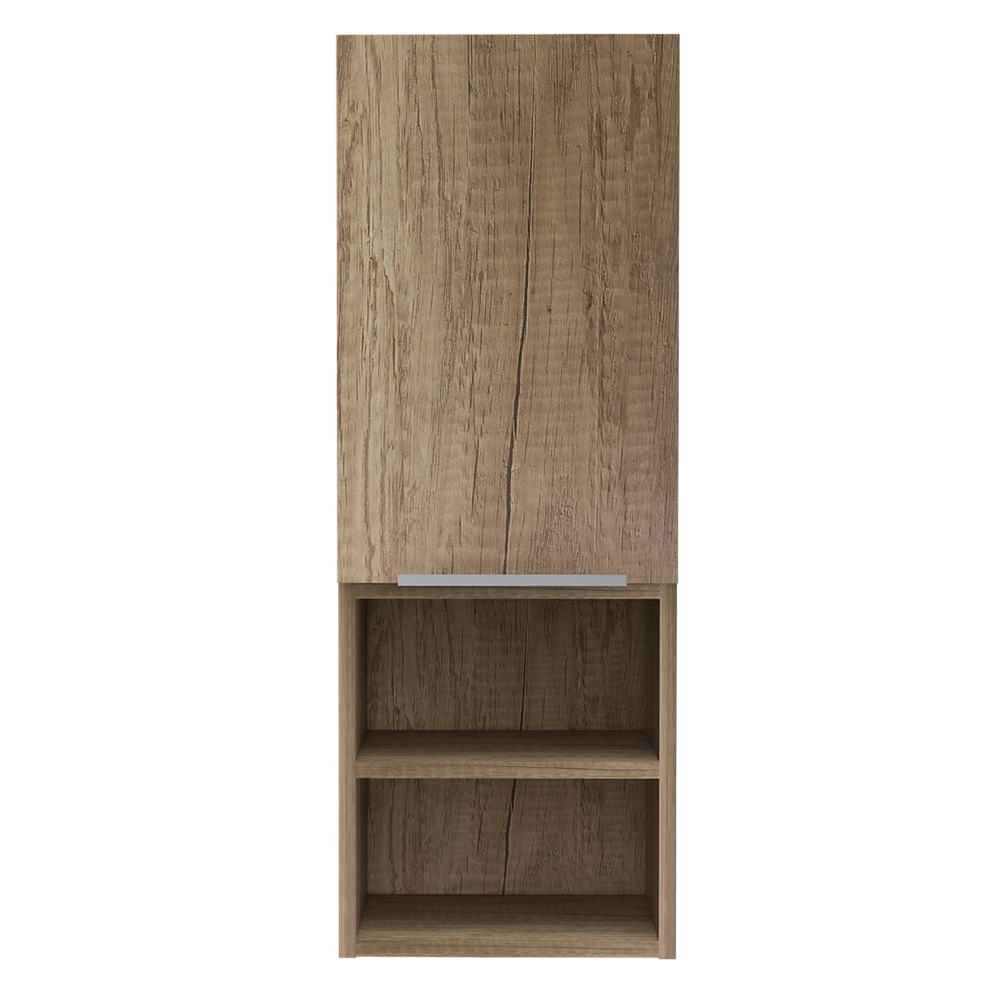 Mila Bathroom Cabinet, Two Interior  Shelves, Two External Shelves, Single Door Cabinet -Pine