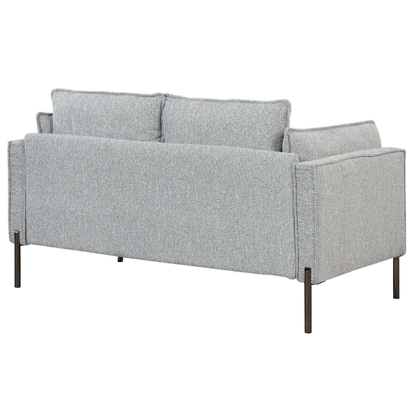 56" Modern Style Sofa Linen Fabric Loveseat for Small Spaces Living Room/Apartment