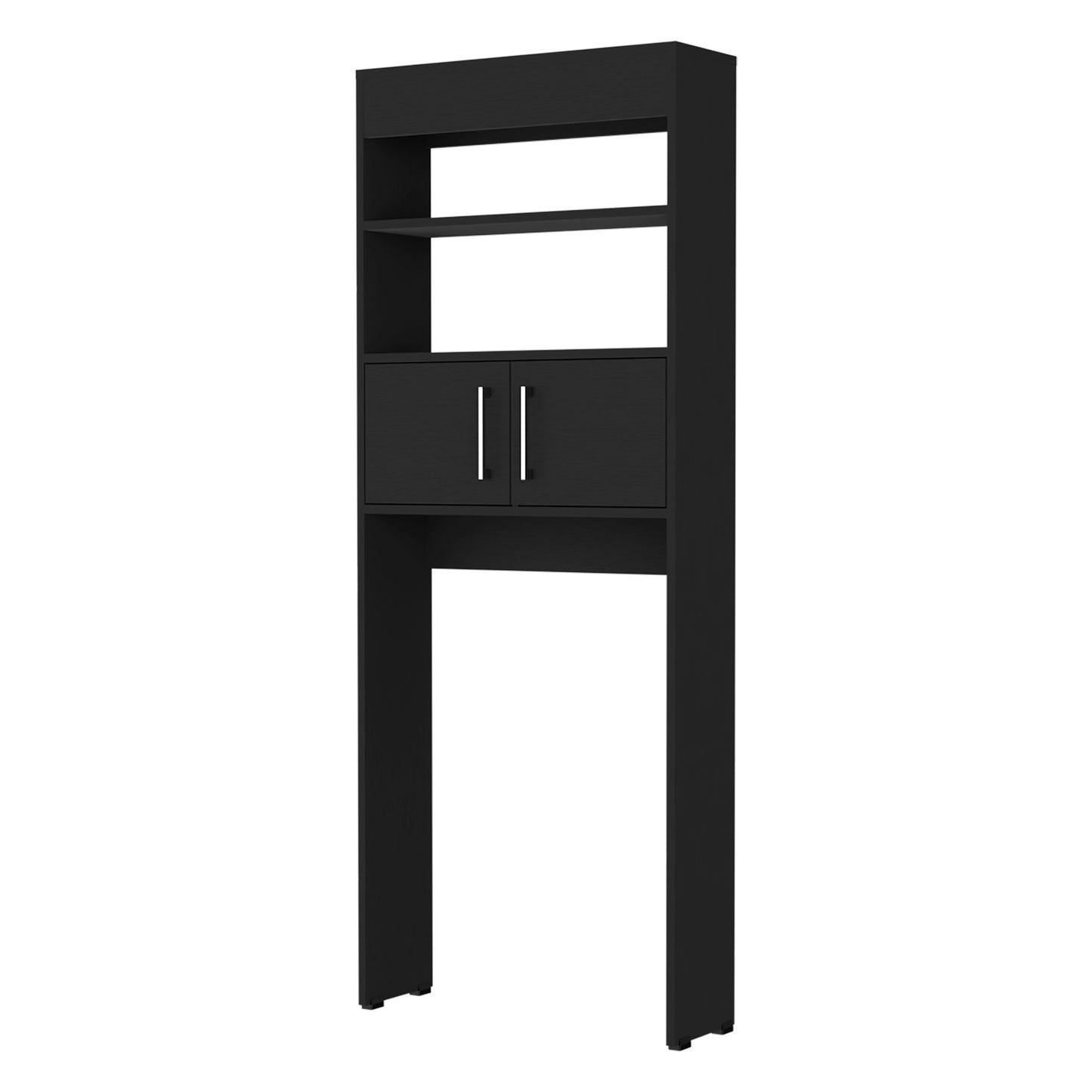 Morley 2-Shelf Toilet Cabinet - Black