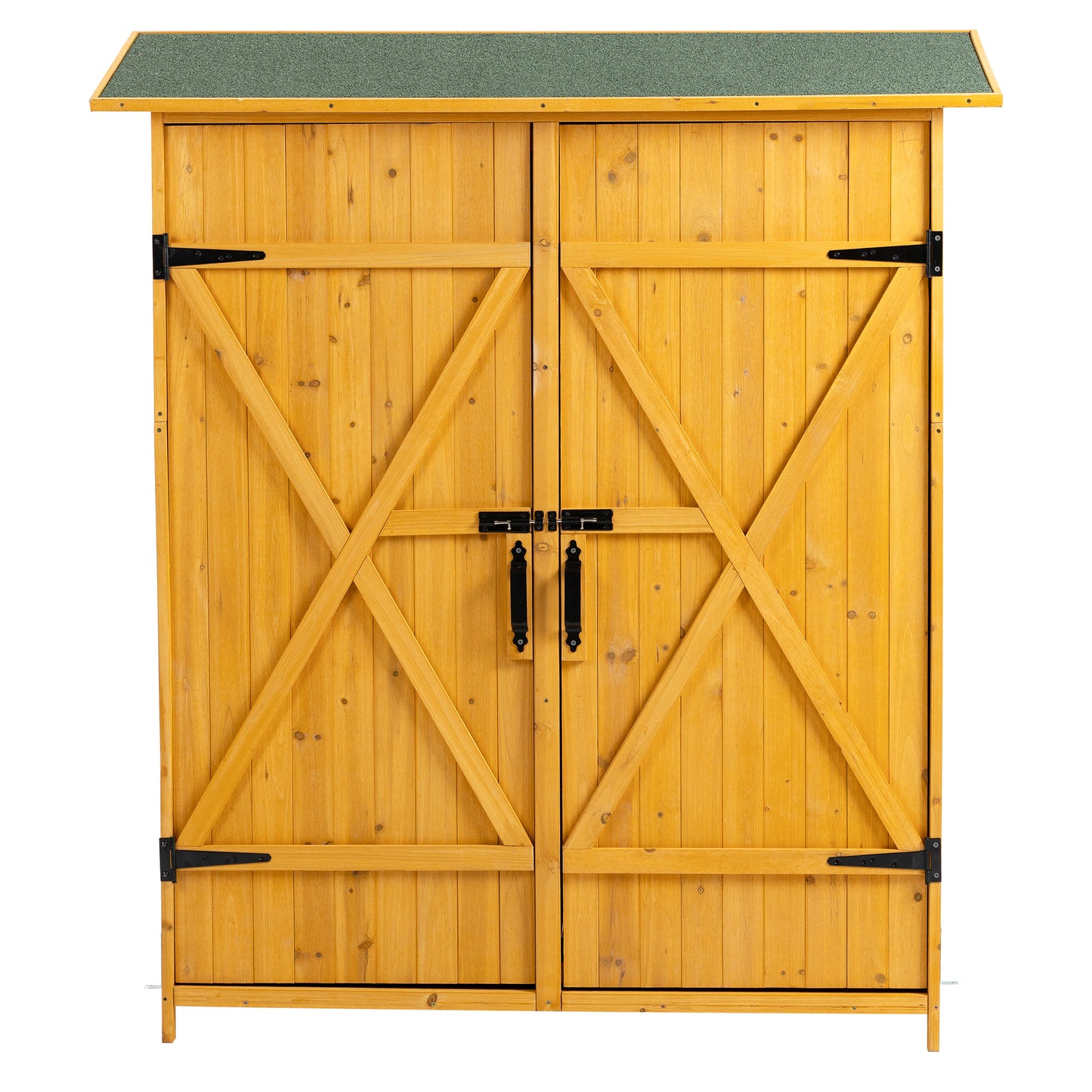 Outdoor Storage Shed with Lockable Door