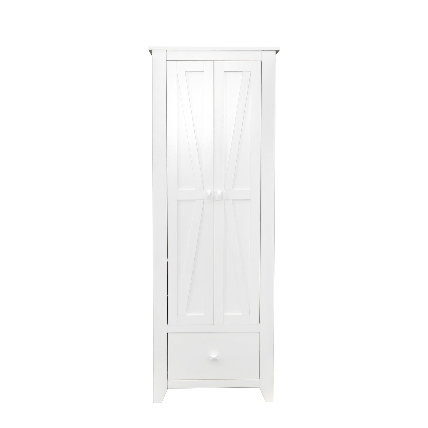 Home  Wide Storage Cabinet, 30",WHITE