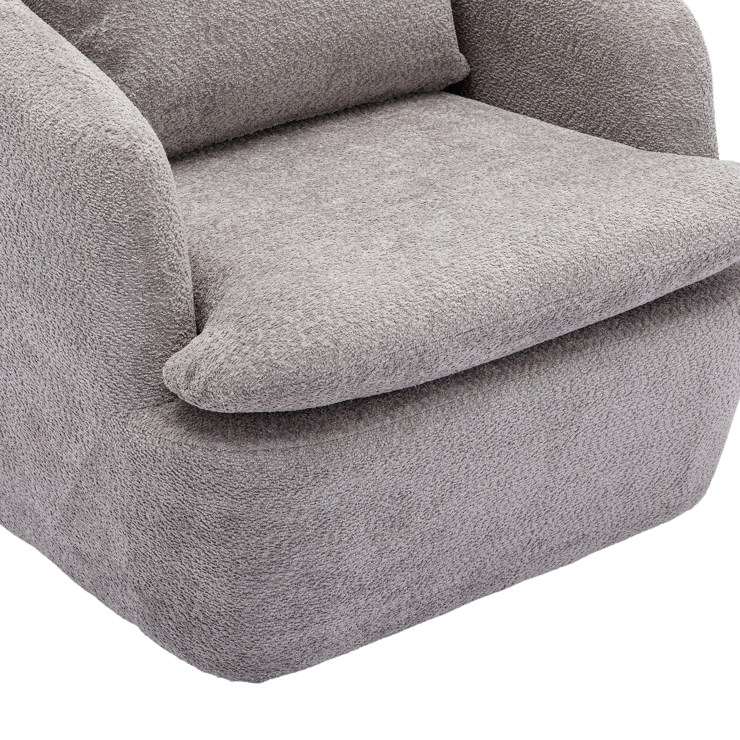 Swivel Barrel Chair, gray