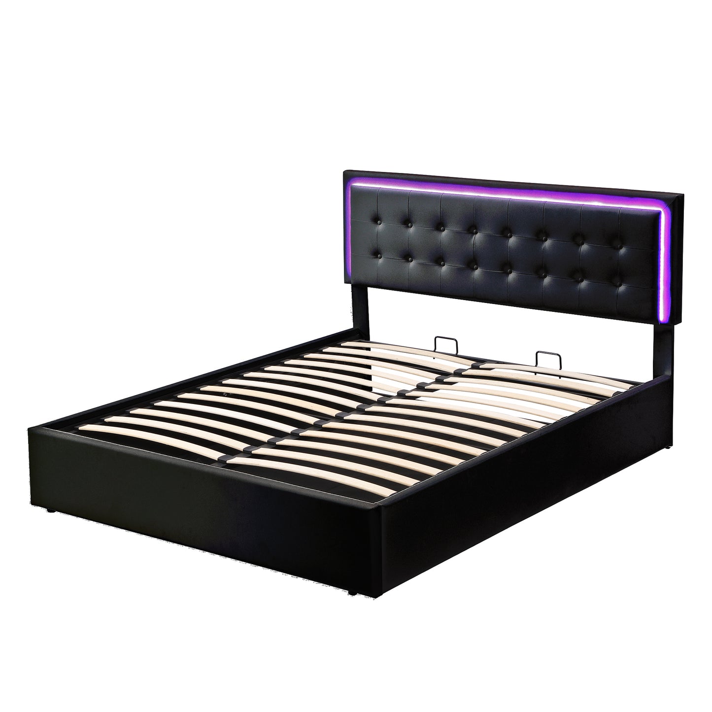 Tufted Upholstered Platform Bed - Queen