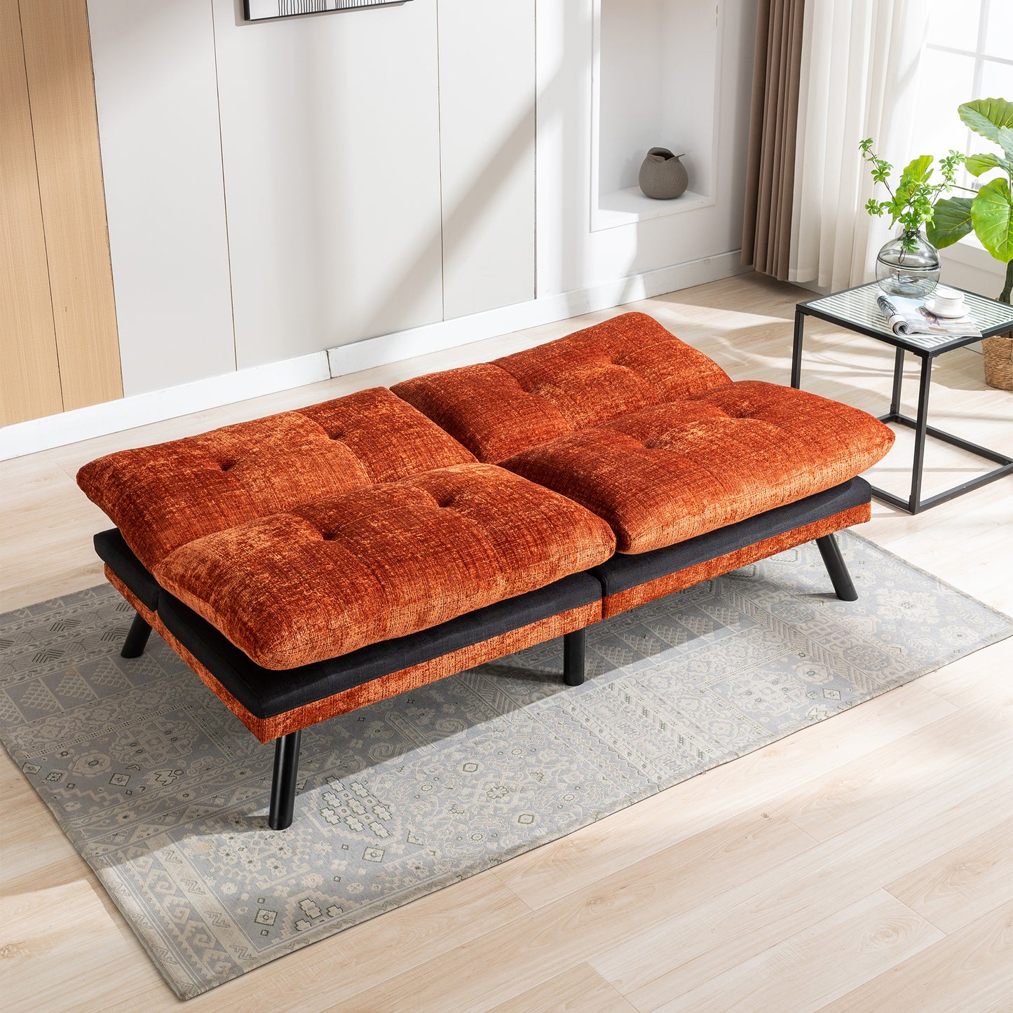 Convertible Loveseat Futon Sofa Bed