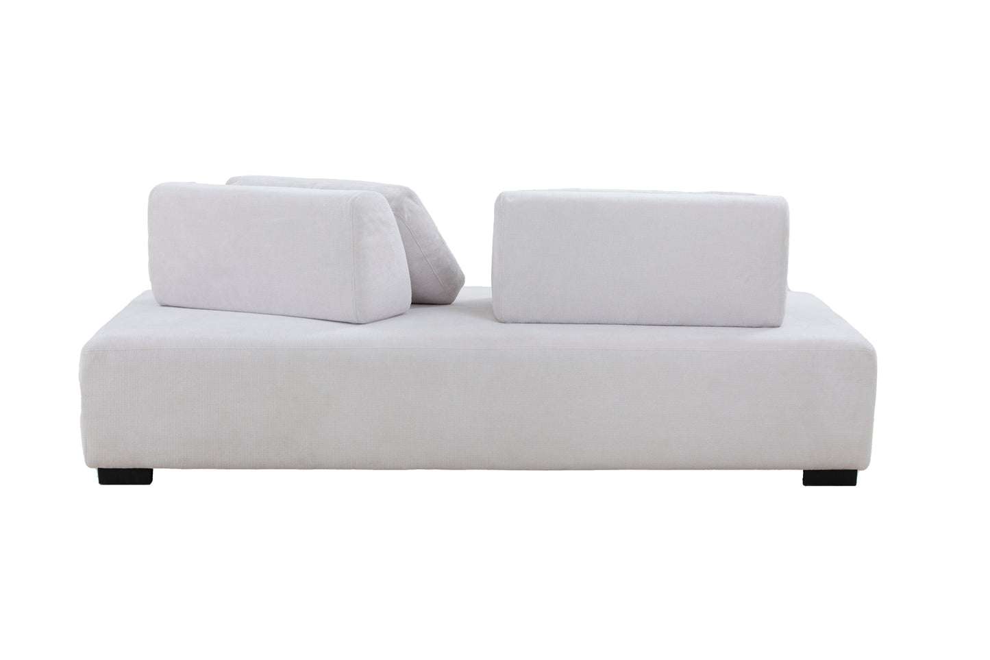 Morden Sofa Minimalist Modular Sofa Sofadaybed Ideal for living, family, bedroom, and guest spaces Beige